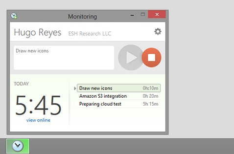 Time tracking - ScreenshotMonitor